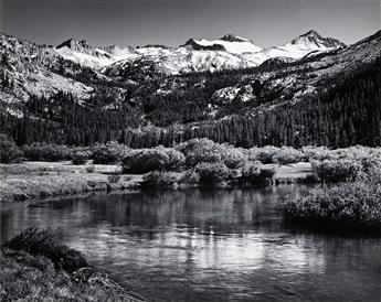 ANSEL ADAMS (1902-1984) Mount Lyell and Mount McClure, Yosemite National Park. Circa 1936; printed 1960s.                                        